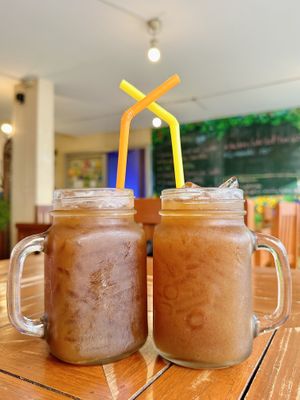 Tamarind iced tea (50 THB)  at Anchan Vegetarian Restaurant in Chiang Mai