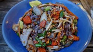 Pad Thai at Anchan Vegetarian Restaurant in Chiang Mai
