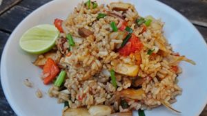 Fried Rice at Anchan Vegetarian Restaurant in Chiang Mai