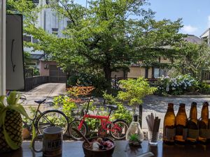 Note the kitch decor at Ohana8 in Kyoto