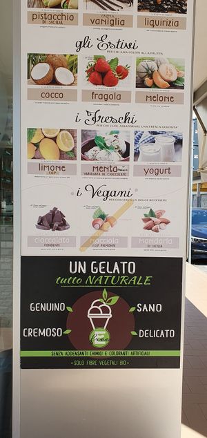 Menu at La Luna Nel Pozzo  in Jesolo