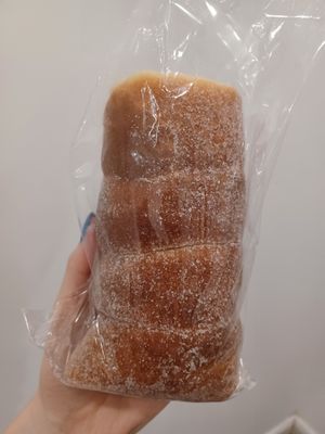 With vanilla sugar at Fitzkey Chimney Cake - Oktogon   in Budapest