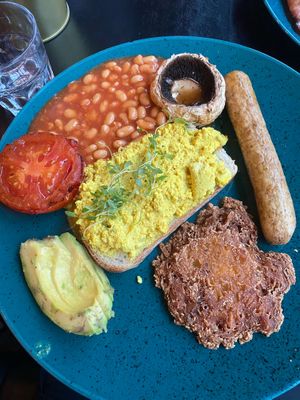 Vegan fox at Lazy Fox in Helsinki