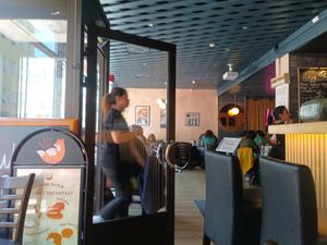 Inside at Lazy Fox in Helsinki