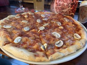 Rustic classic with mushitarians  at Repas7 in Berwick-upon-tweed