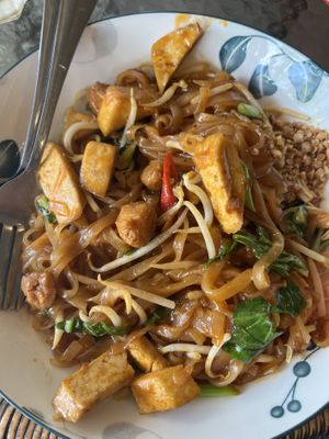 Pad Thai  at Black Stone Cafe in Khao Sok