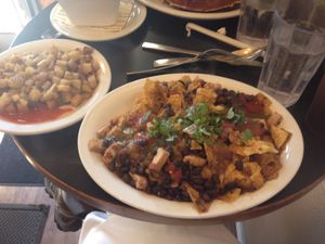 Chilaquiles  at The Catalyst Cafe in Missoula