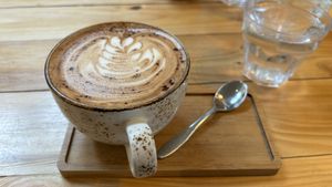 Oat mocha   at Fara in Glastonbury