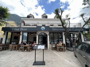 Front of resto  at Tiha Noc in Kotor