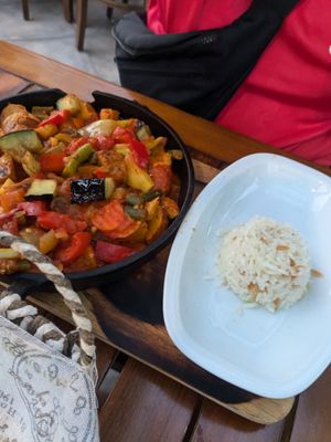 Vegetable casserole at Tiha Noc in Kotor