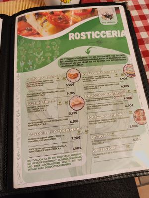 Menu at Flo Salento  in Cologne