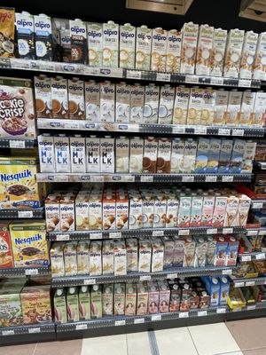 Vegan milks  at Parkmart in Sofia