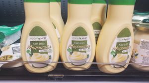 Vegan mayonnaise at Parkmart in Sofia