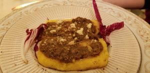 Polenta at Le Bistrot in Rome