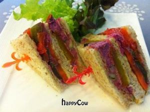Vegetable Sandwich at SALADee in Bangkok