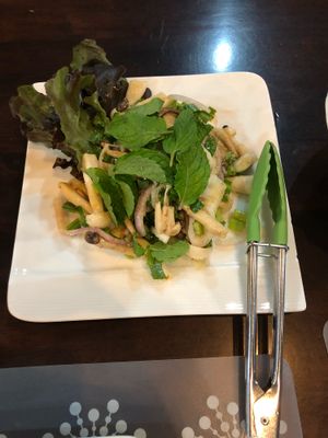 Mushroom salad at SALADee in Bangkok