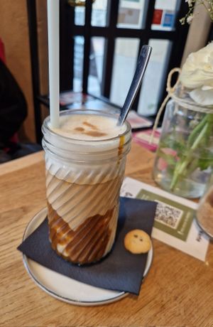 Pumpkin Spice Latte mit Hafermilch at Das Casa in Wurzburg