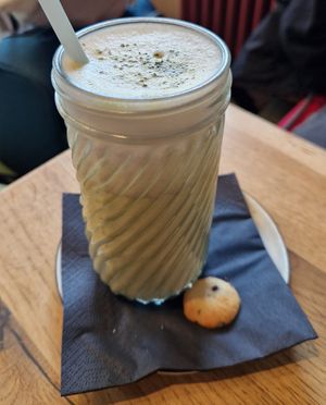 Matcha Latte mit Hafermilch at Das Casa in Wurzburg