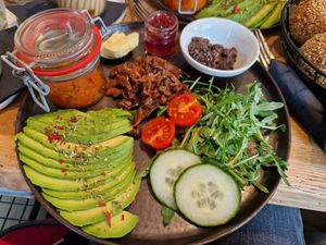 Casa Frühstück vegan at Das Casa in Wurzburg