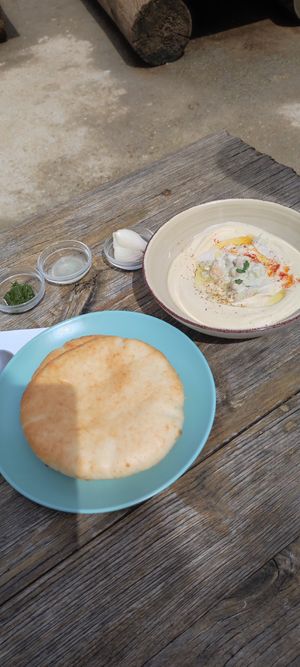 Hummus. Sólo disponible los sábados! at Algarvegan Hummus Bar in Vila Do Bispo