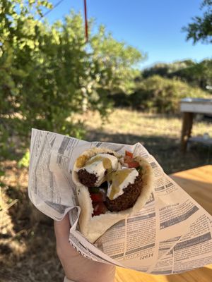   at Algarvegan Hummus Bar in Vila Do Bispo