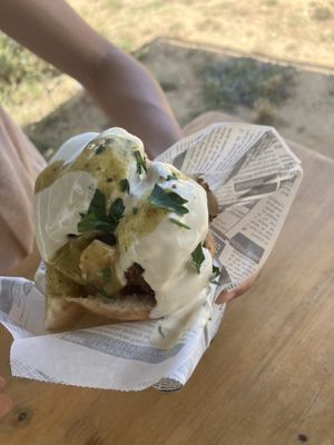   at Algarvegan Hummus Bar in Vila Do Bispo