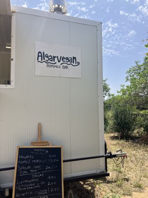   at Algarvegan Hummus Bar in Vila Do Bispo