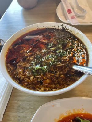 Hot and sour soup   at Ugly Dumpling  in Edison