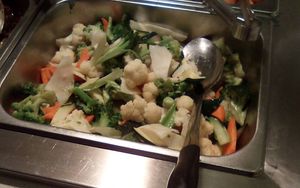 Vegan fried vegetables at Itsudemo Iso Myy   in Joensuu