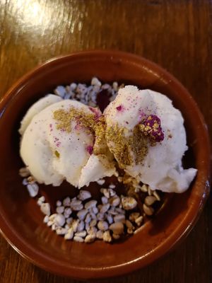 Dessert. They ran out of tiramisu but had ice cream at Ministerie van Geluk in Zoetermeer