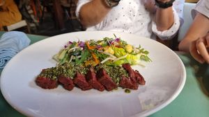 3D vegan meat at Ministerie van Geluk in Zoetermeer