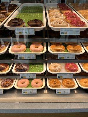 Vegan doughnuts   at Krispy Kreme in Brighton
