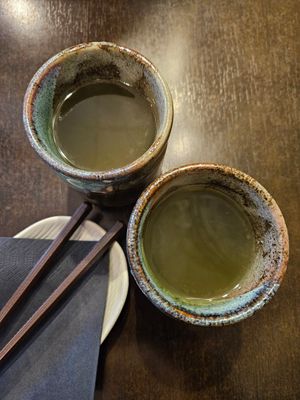 Green tea at Yaki-The-Emom in Dusseldorf