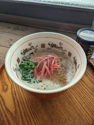 Hakata ramen at Bugoro All Vegan in Fukuoka