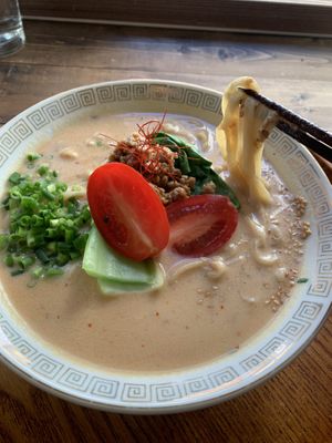 Tantan ramen at Bugoro All Vegan in Fukuoka