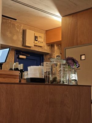 Balcony, they also accept donations for animals ❤️ at Bugoro All Vegan in Fukuoka