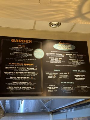 Menu   at The Pharmacy Burger in Nashville