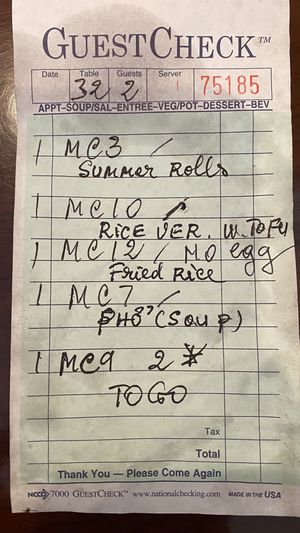 Sample of awesome vegan meal!  at TD Vietnam Palace in Stratford