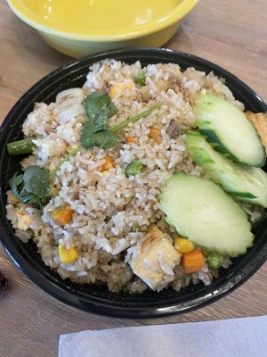 Veggie fried rice. Specified no egg  at TD Vietnam Palace in Stratford