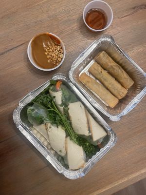  Spring rolls and summer rolls   at TD Vietnam Palace in Stratford