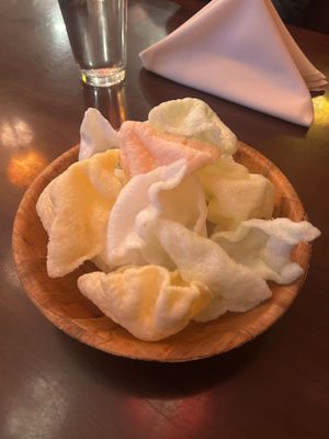 Mushroom crackers  at TD Vietnam Palace in Stratford