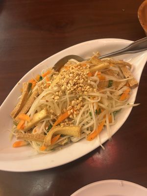 Tofu papaya salad at TD Vietnam Palace in Stratford