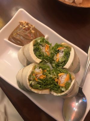 Tofu summer rolls  at TD Vietnam Palace in Stratford