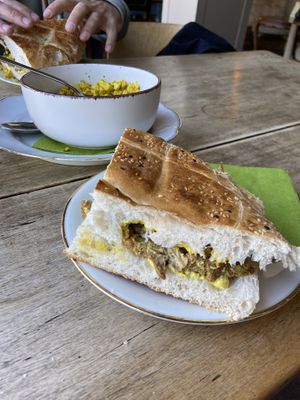 Delicious vegan bread!  at Hoffmanns Sonnenhaus in Moenchengladbach