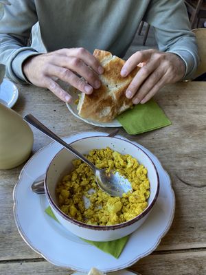 Vegan scrambled effe  at Hoffmanns Sonnenhaus in Moenchengladbach