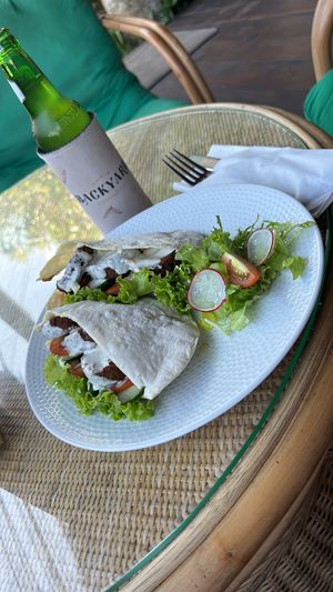 Falafels in Pita Pockets at Kunis Backyard in Seminyak