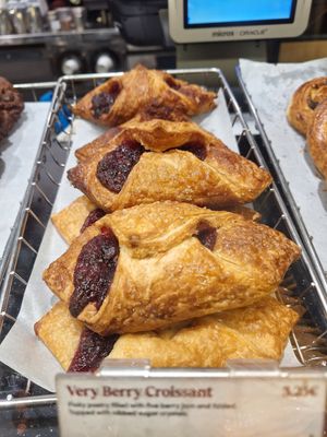 Jam pastry at Pret A Manager - Connolly Station in Dublin
