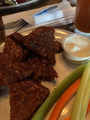 Vegan wings, with vegan ranch !  at Merchant Ale House in St Catharines