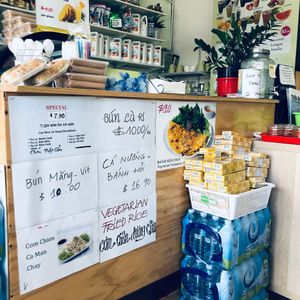 Front of counter.  at Thien An in Inala