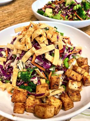 Asian crisp salad with tofu   at The Grove Wine Bar & Kitchen in Cedar Park